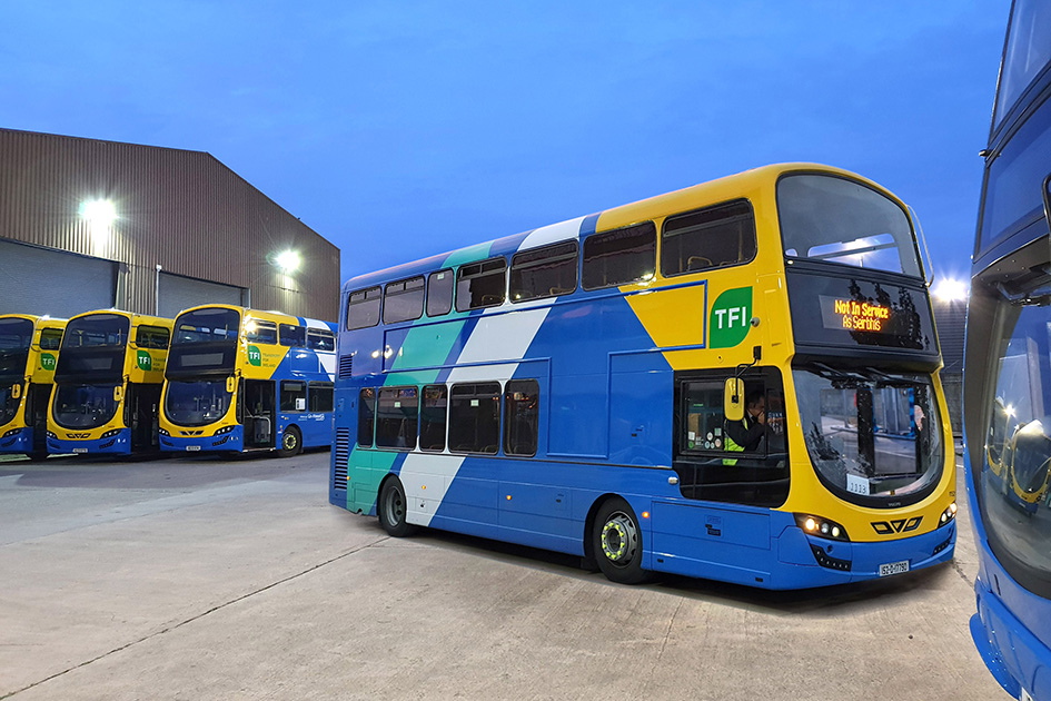 Go-Ahead Ireland double decker bus